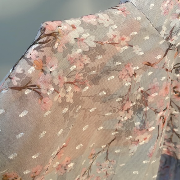 Storia Gwendolyn Floral Tiered Chiffon Dress. - Picture 5 of 8